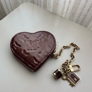Louis Vuitton Heart Vernis Coin Purse
